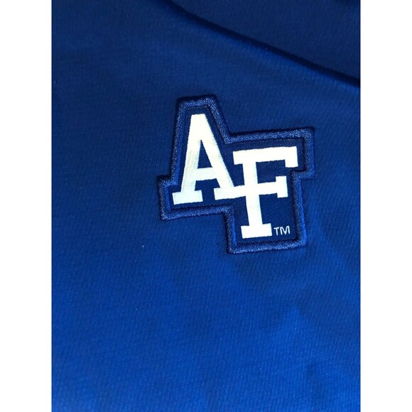 Air Force Falcons Football Nike Jacket Mens Medium Blue NCAA Feel The Thunder - Picture 6 of 10